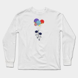 Balloon Astronaut Long Sleeve T-Shirt